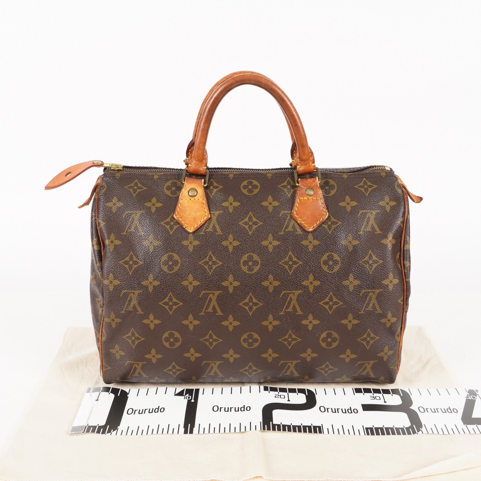 Authentic Louis Vuitton Monogram Speedy 30 Handbag vintage M41526 06E395720002