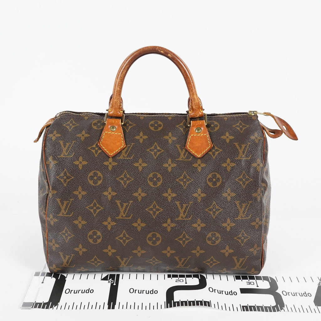 Louis Vuitton Speedy 30 M41526 Monogram Canvas Brown Used Handbag 08A045090803