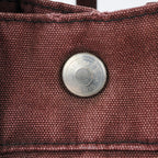 HERMÈS Paris Fourre Tout MM Black Red Cotton Canvas Tote Hand Bag 04A05825007