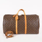 LOUIS VUITTON Monogram Keepall 60 Boston Bag LV Auth M41422 06E154730021