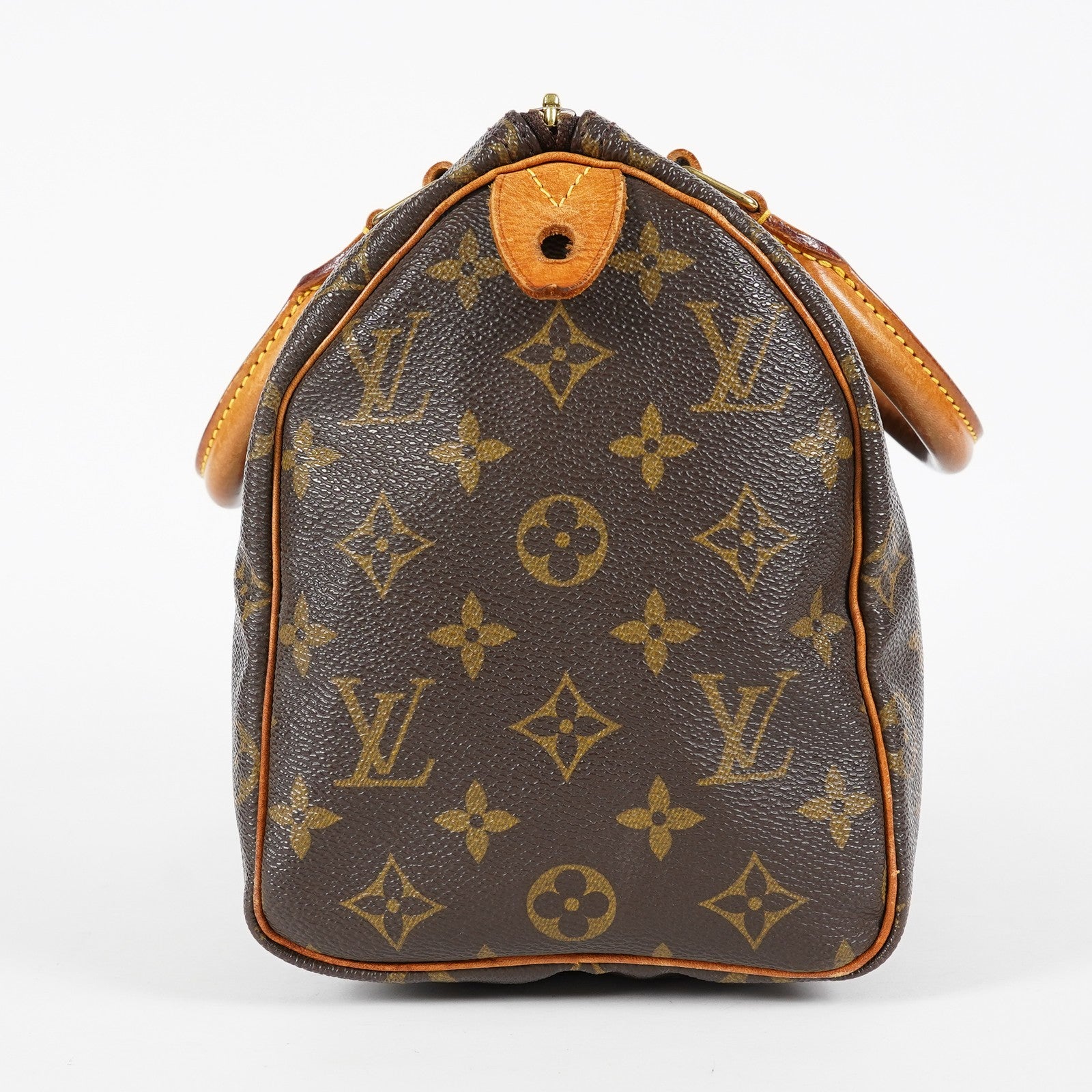 Louis Vuitton Monogram Speedy 25 Boston Handbag Brown Canvas M41528 07E057150029