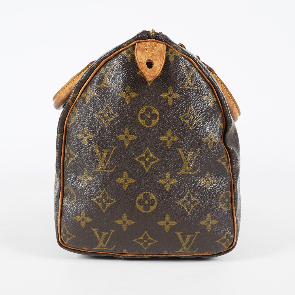 Louis Vuitton Speedy 30 M41526 Monogram Canvas Hand Boston Bag Used 08E135060007