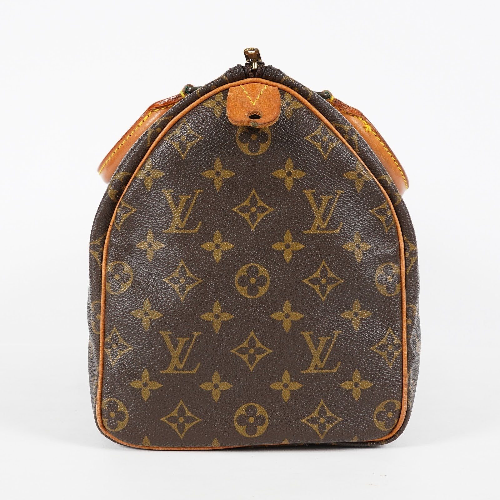 Louis Vuitton Speedy 30 Monogram Canvas Hand Bag Brown Used M41526 08E124070008