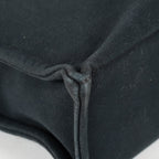 Hermes Fourre-Tout MM Black Canvas Used Tote Shoulder Bag 09M42736508