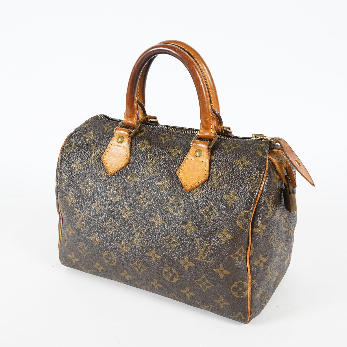 Louis Vuitton Speedy 25 M41528 Monogram Canvas Brown Used Handbag 09M346344808