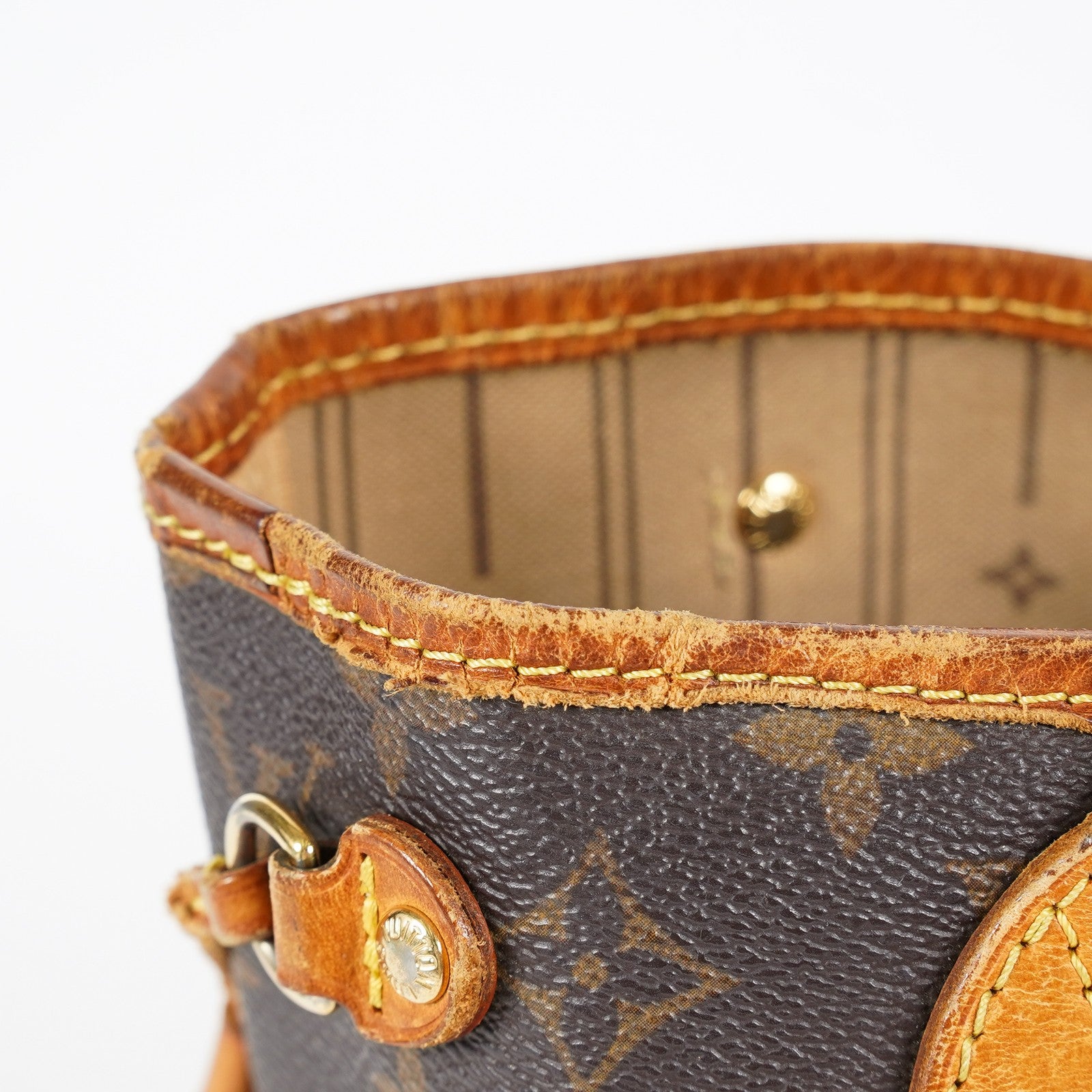 Louis Vuitton Neverfull PM M40155 Monogram Canvas Brown Tote Used 08A306406403