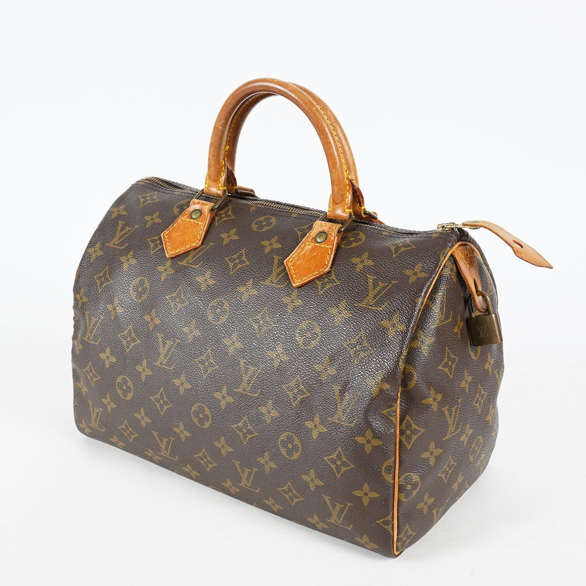 Louis Vuitton Speedy 30 M41526 Monogram Canvas Brown Used Handbag 09E275500006