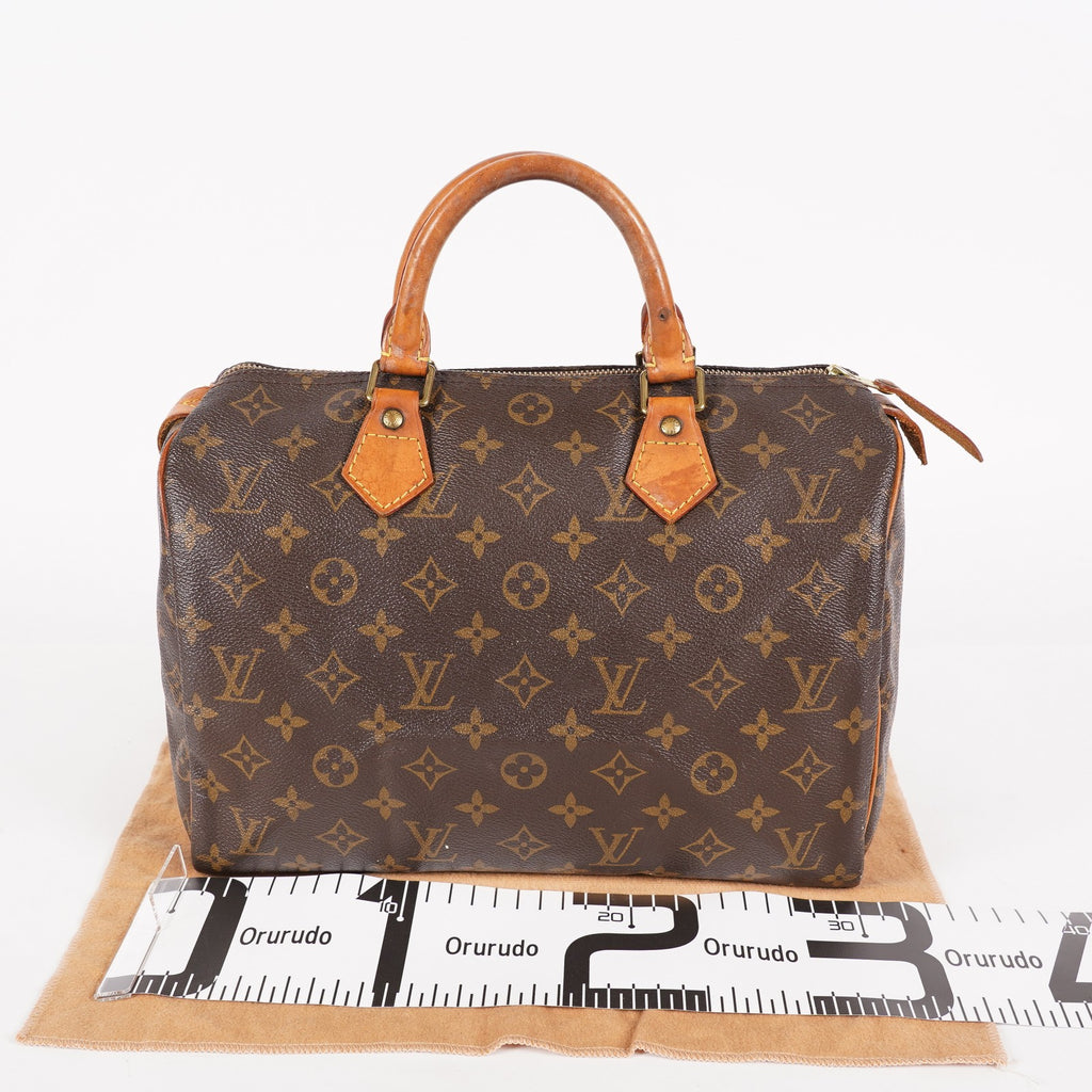 Authentic Louis Vuitton Monogram Speedy 30 M41526 Handbag vintage 06E226050029