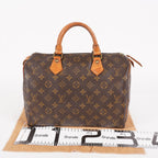 Authentic Louis Vuitton Monogram Speedy 30 M41526 Handbag vintage 06E226050029