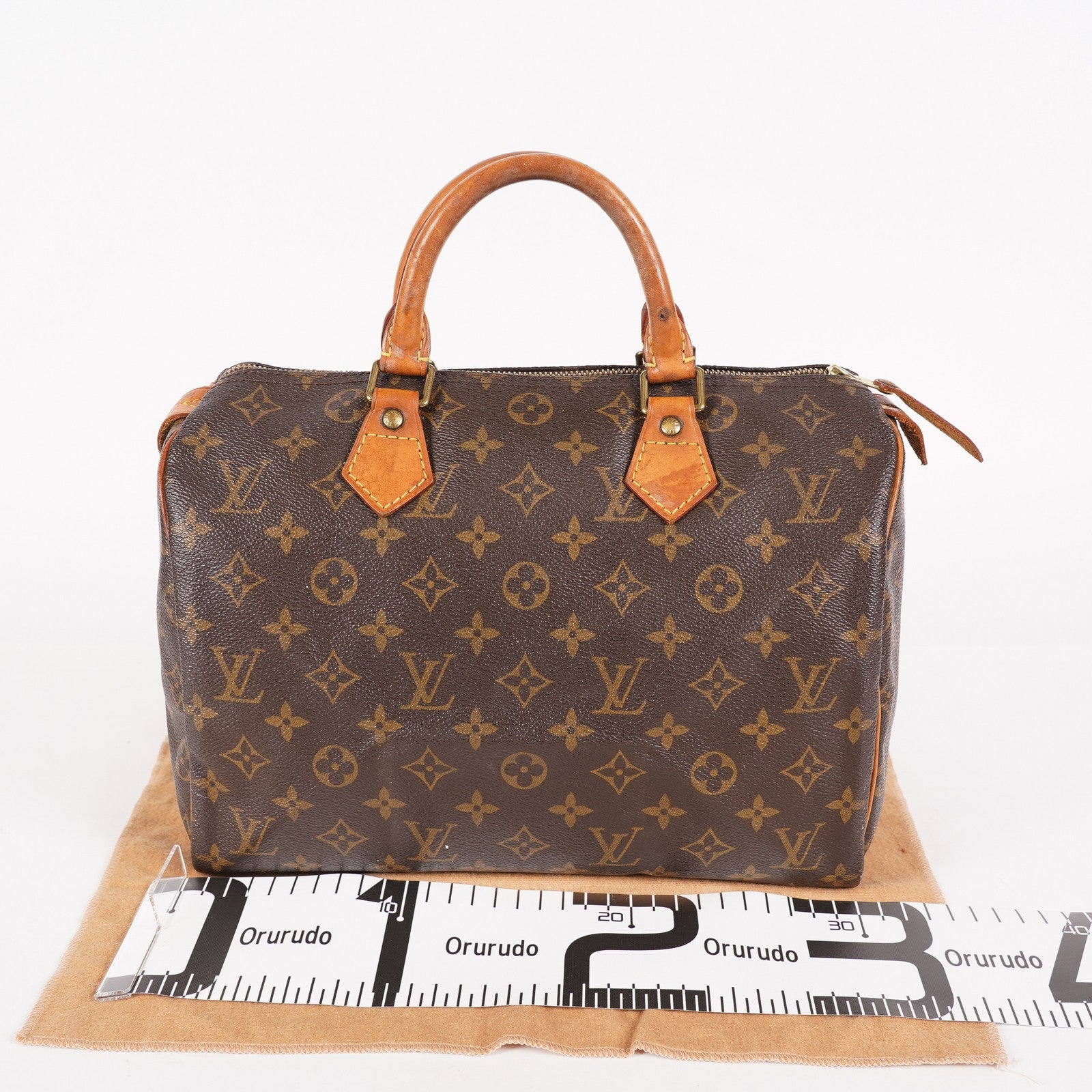 Authentic Louis Vuitton Monogram Speedy 30 M41526 Handbag vintage 06E226050029