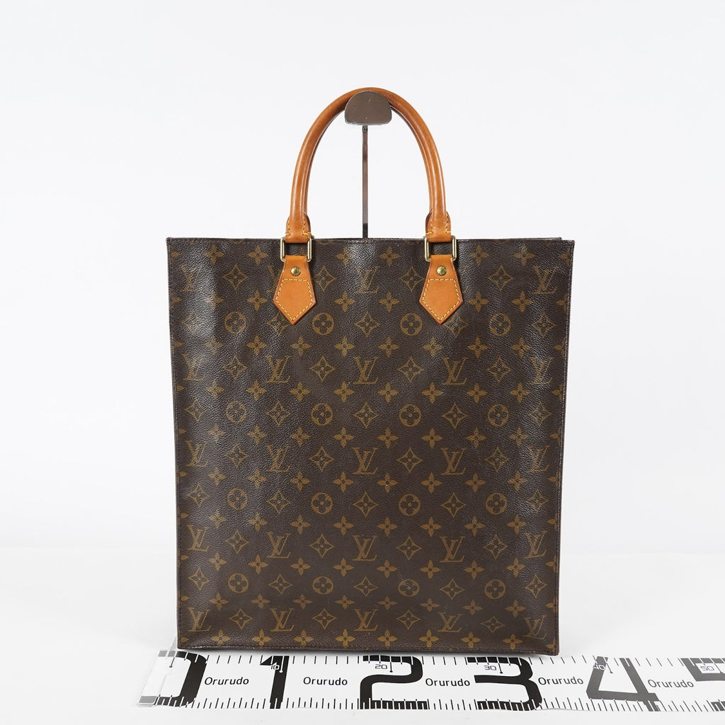 Louis Vuitton Sac Plat Monogram Canvas Hand Tote Bag Brown M51140 08E412310010