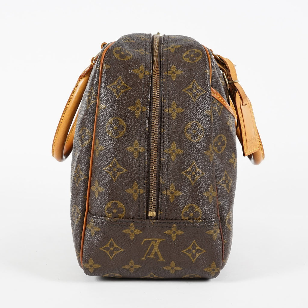 Louis Vuitton Deauville M47270 Monogram Canvas Brown Handbag Used 07E222640027