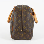 Louis Vuitton Deauville M47270 Monogram Canvas Brown Handbag Used 07E222640027