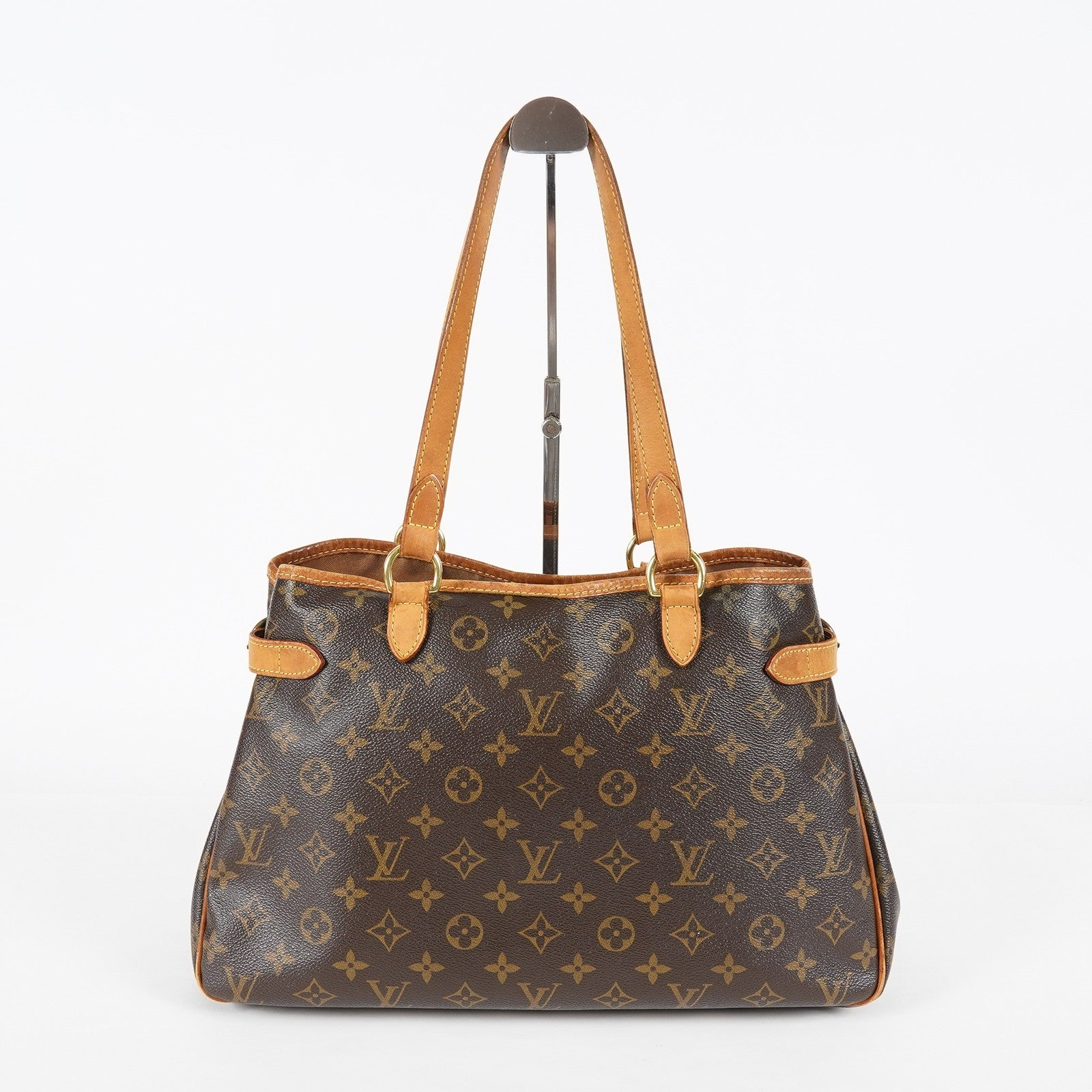 Louis Vuitton Batignolles Monogram Brown Canvas Tote M51154 Used 08A323432003