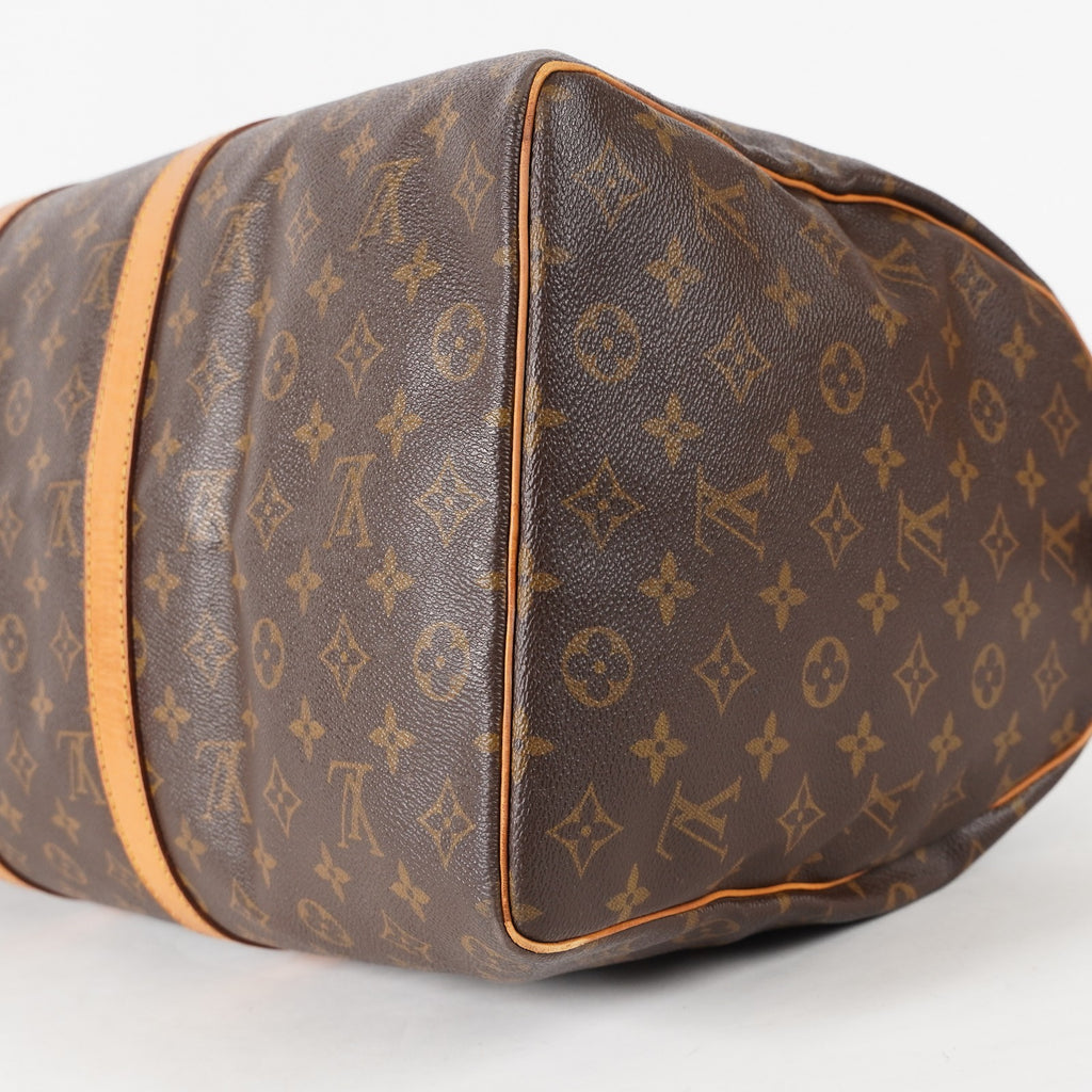 LOUIS VUITTON Keepall 50 M41426 Monogram Boston Bag Brown vintage 03E326820011