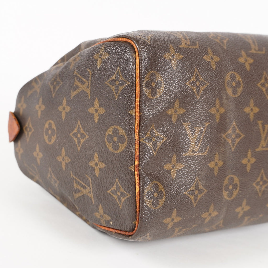Authentic Louis Vuitton Monogram Speedy 25 Handbag vintage M41528 06E554804803