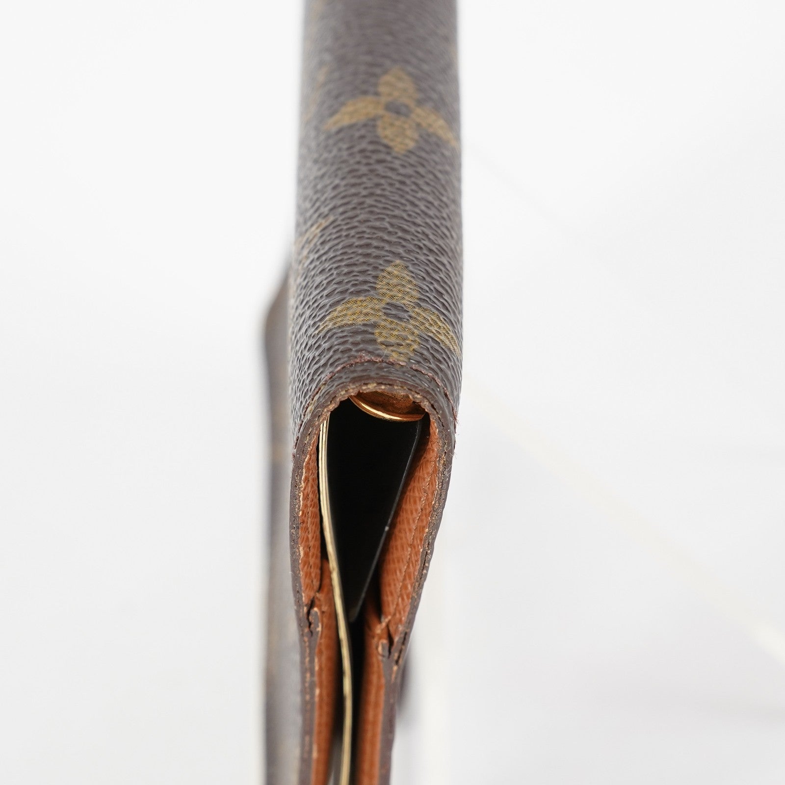 Louis Vuitton Monogram Agenda PM Notebook Cover R20005 Brown Used 08E21825007