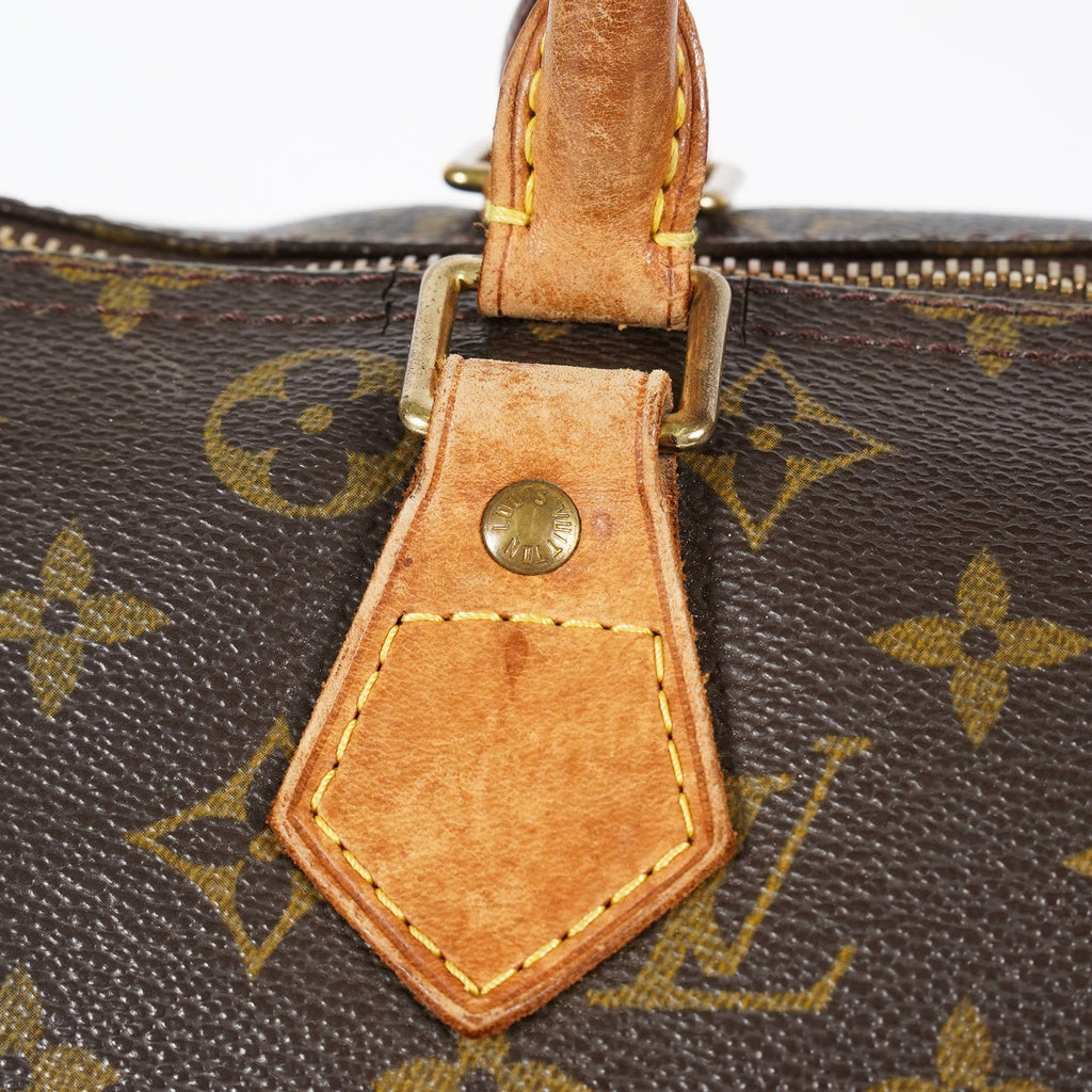Louis Vuitton Speedy 30 M41526 Monogram Canvas Hand Boston Bag Used 08E135060007