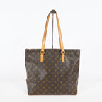 Louis Vuitton Cabas Mezzo Tote M51151 Monogram Canvas Brown Vintage 07A032860008