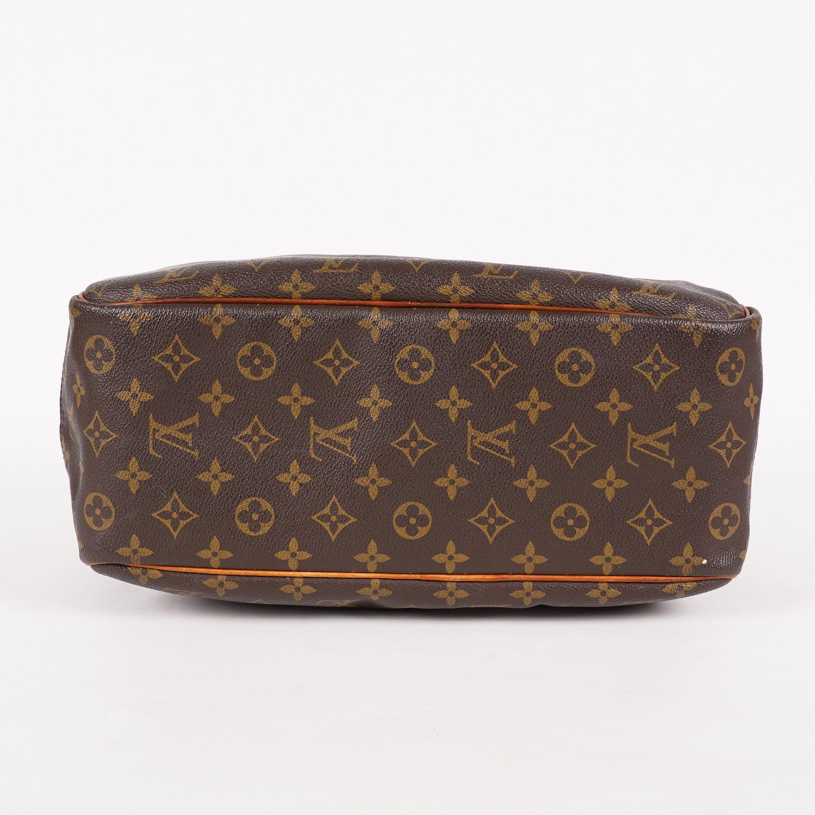 Louis Vuitton Monogram Deauville M47270 Hand Bag Brown Used 07E262750001