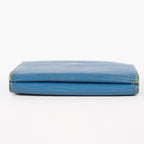Louis Vuitton Blue Epi Leather Elise Compact Wallet  XY215