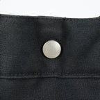 Hermes Fourre-Tout MM Black Canvas Used Tote Shoulder Bag 09M42736508