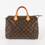 Authentic Louis Vuitton Monogram Speedy 30  Handbag M41526 vintage 05E309020016