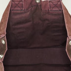 HERMÈS Paris Fourre Tout MM Black Red Cotton Canvas Tote Hand Bag 04A05825007