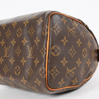 Louis Vuitton Monogram Speedy Handbag Brown Canvas Used M41528 08E2711110007