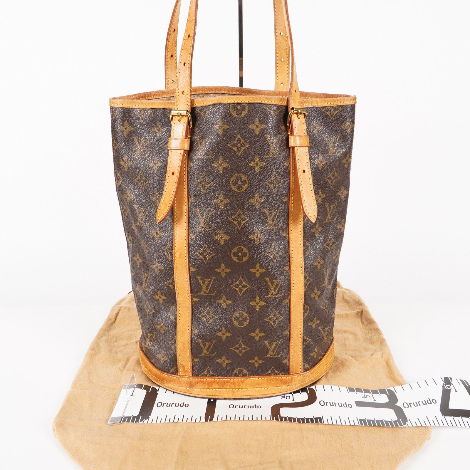 LOUIS VUITTON Monogram Bucket GM M42236 Shoulder Bag LV 05E202640016