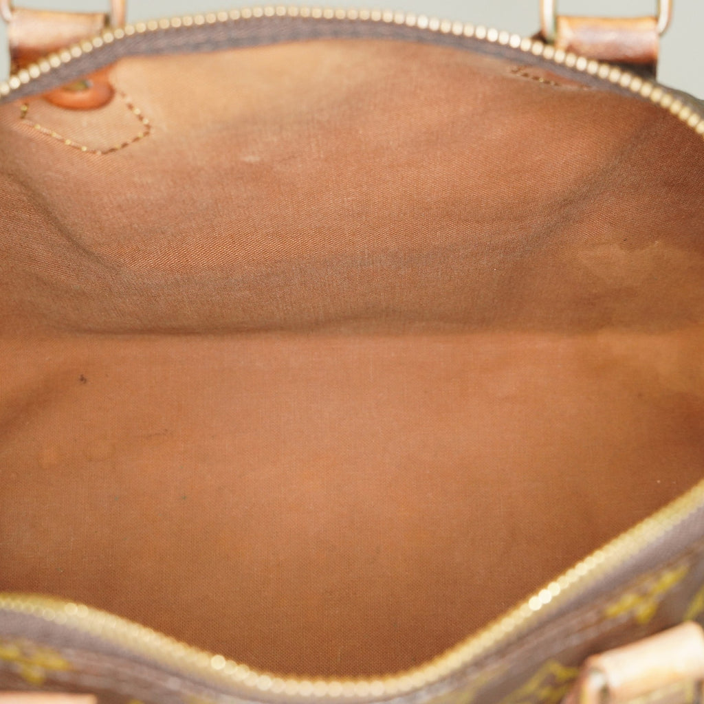 Louis Vuitton Monogram Speedy 30 Hand Bag M41526 Brown Vintage Used 07P034273507