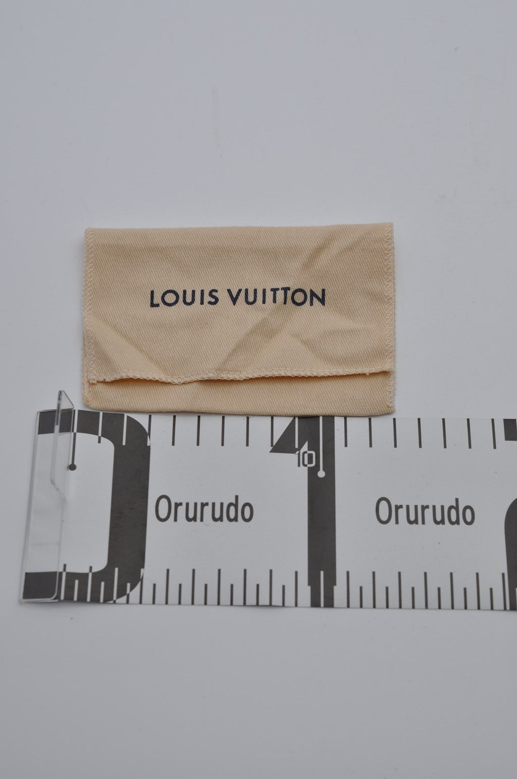 Louis Vuitton Dust Bag Storage Pouch Envelope Ivory Logo Authentic 13x8