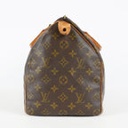 Louis Vuitton Speedy 35 M41524 Monogram Canvas Brown Used Handbag 01E054950021