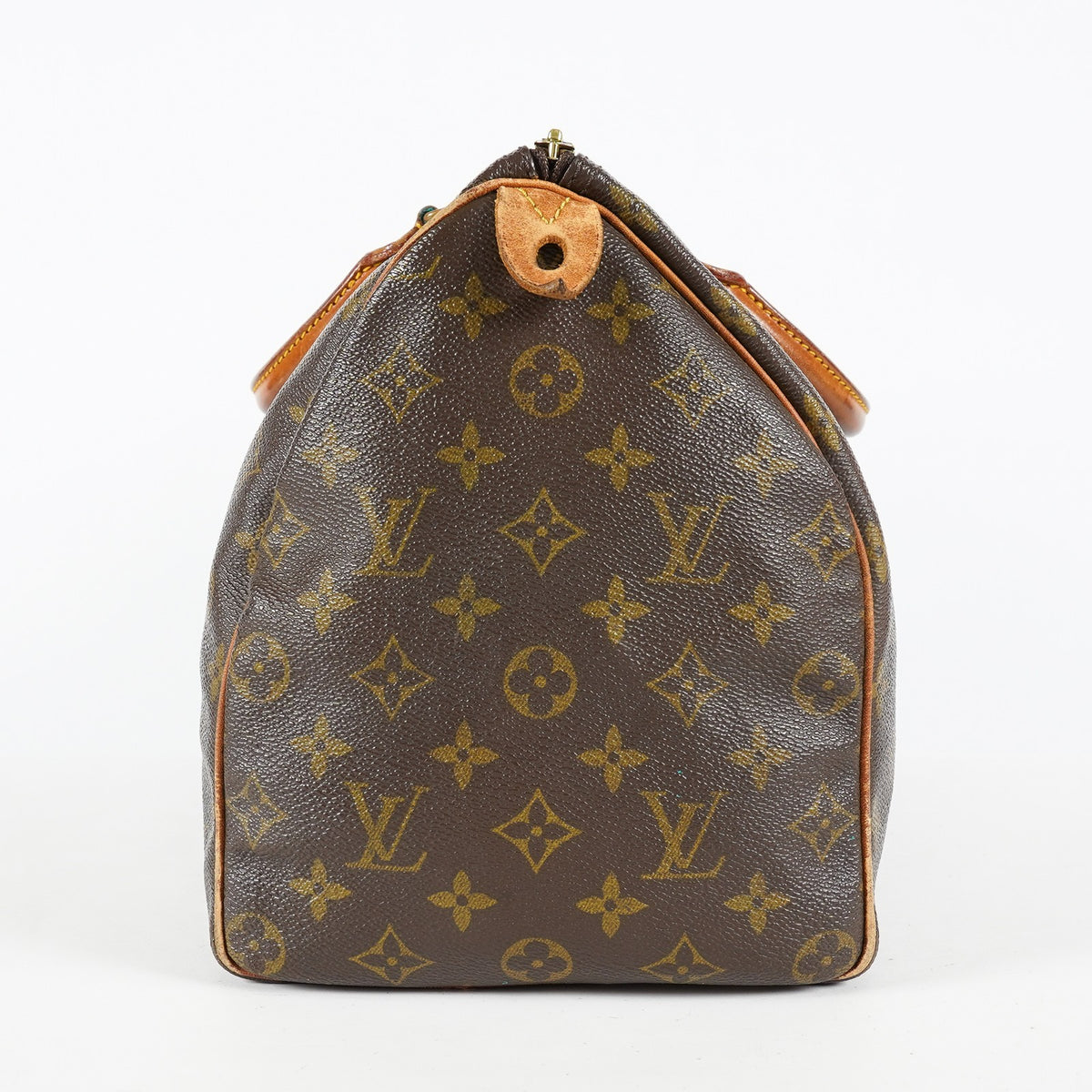 Louis Vuitton Speedy 35 M41524 Monogram Canvas Brown Used Handbag 01E054950021