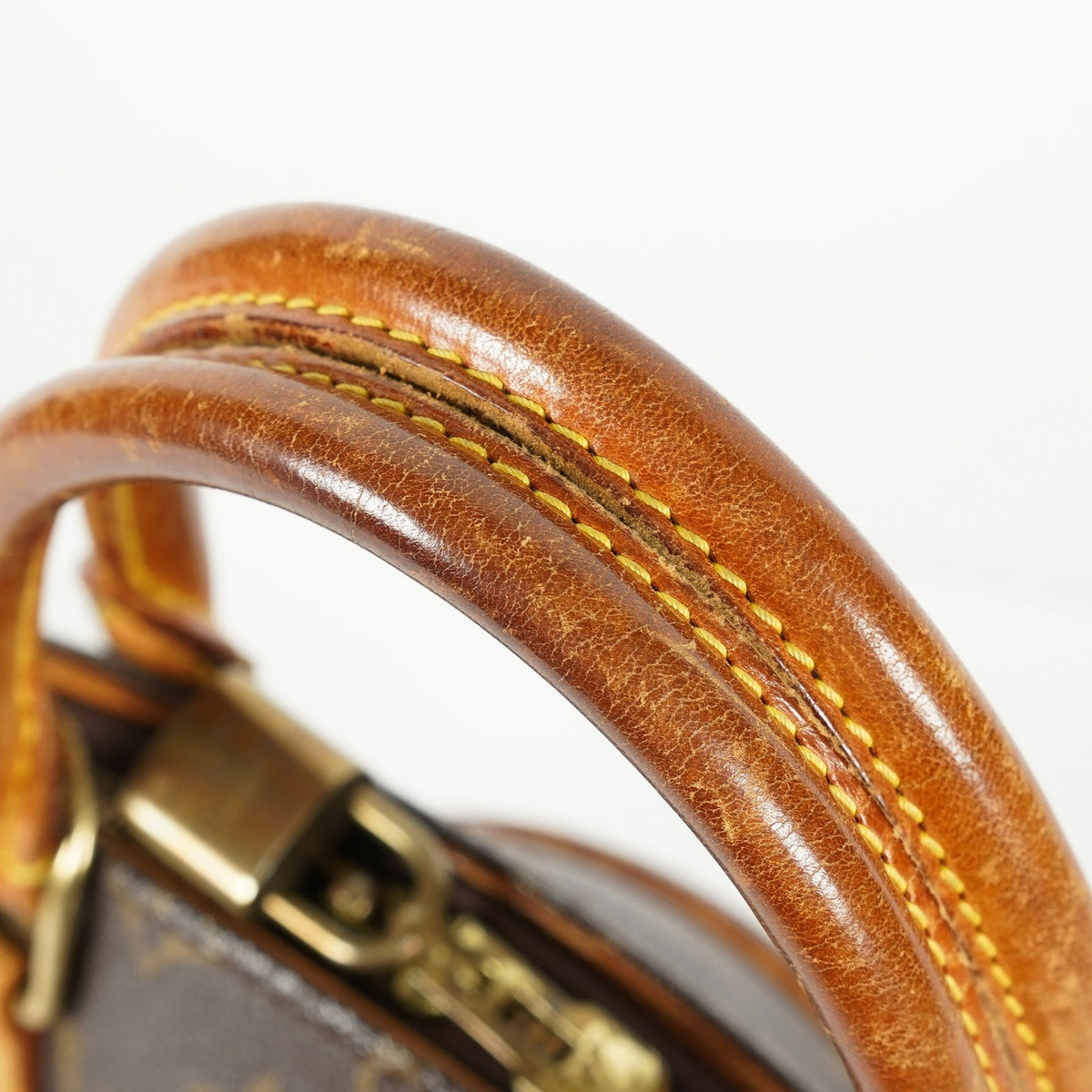 Louis Vuitton Ellipse PM M51127 Monogram Canvas Brown Used Handbag 09A024061209