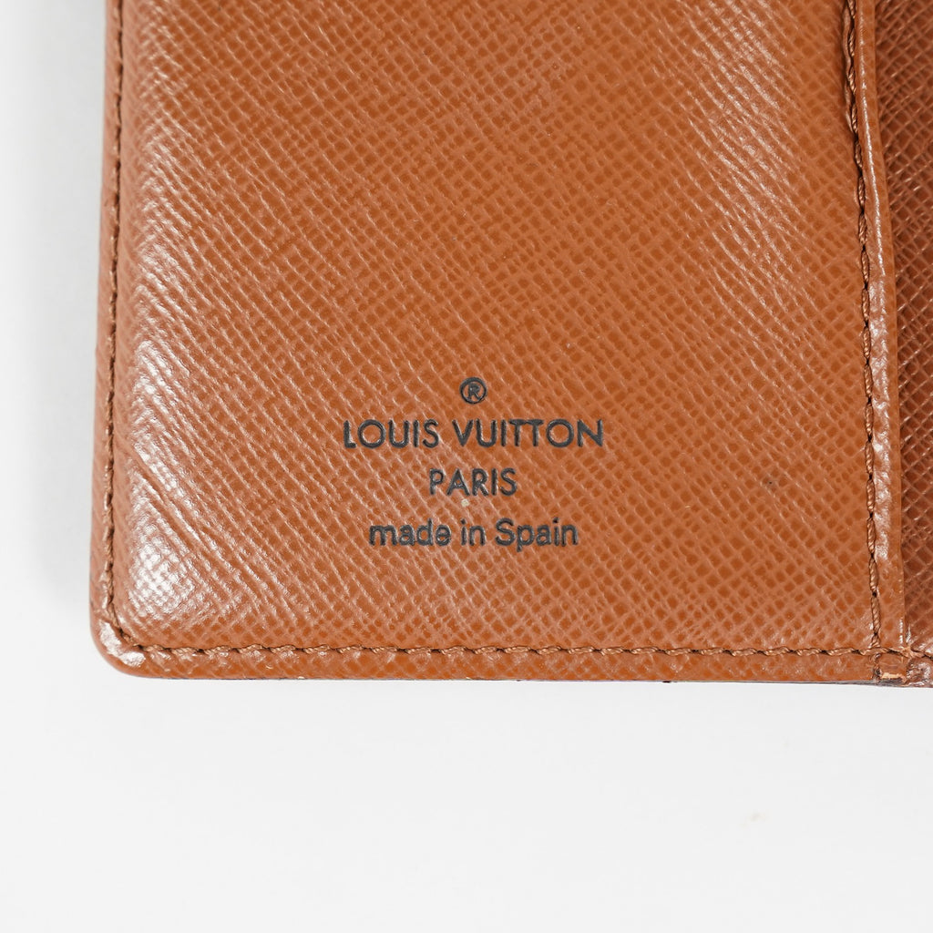 Louis Vuitton Monogram Agenda PM Notebook Cover R20005 Brown Used 08E21825007