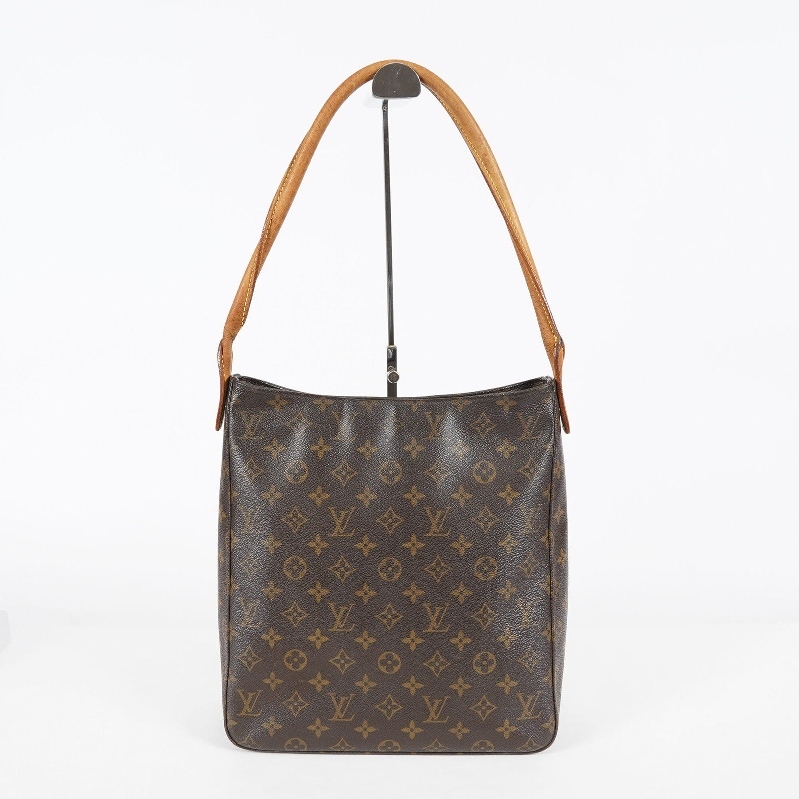 Louis Vuitton Looping GM Monogram Brown Shoulder Bag M51145 Vintage 07E382860012