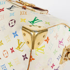 Louis Vuitton Speedy 30 M92642 Monogram Multicolore White Bag Used 08E107150008