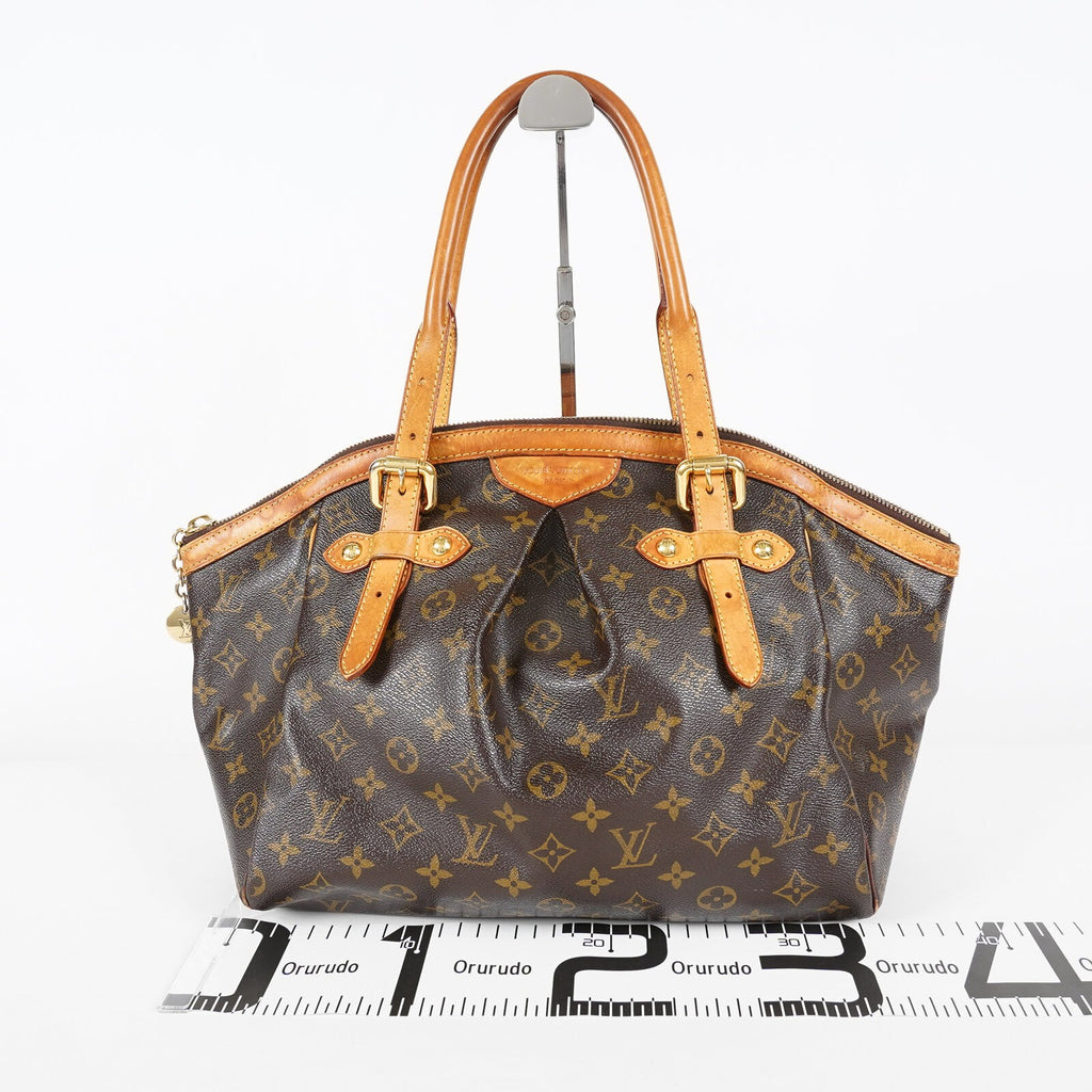 Louis Vuitton Monogram Tivoli M40143 Used Brown Canvas Handbag Tote 08E114510002