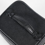 Chanel Caviar Skin Vanity Bag Top Handle 19cm Black Gold HW CC Used 08E066380006