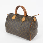 Louis Vuitton Speedy 30 Monogram Canvas Brown Handbag M41526 Used 07A305205231