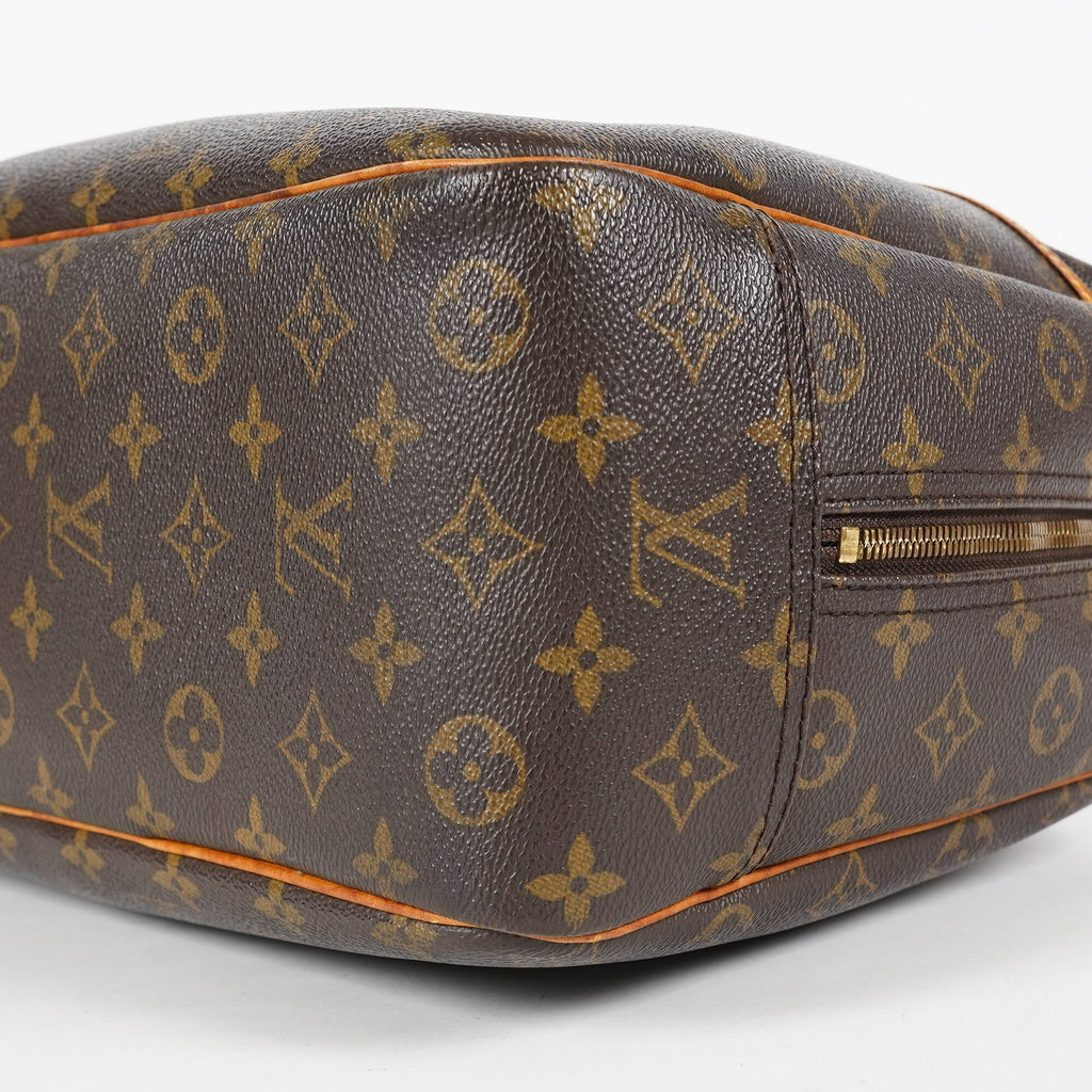 Louis Vuitton Deauville Monogram Canvas Brown Handbag M47270 Used 07E132640030
