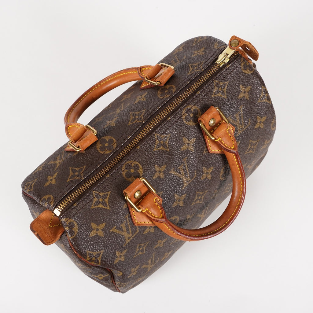 Authentic Louis Vuitton Monogram Speedy 25 Handbag vintage M41528 05E129240016
