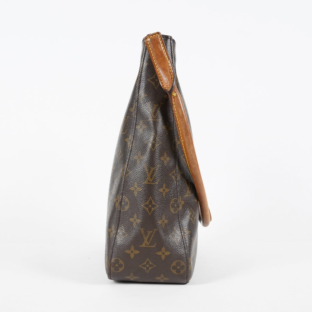 Louis Vuitton Looping GM Monogram Brown Shoulder Bag Vintage M51145 07E243410025