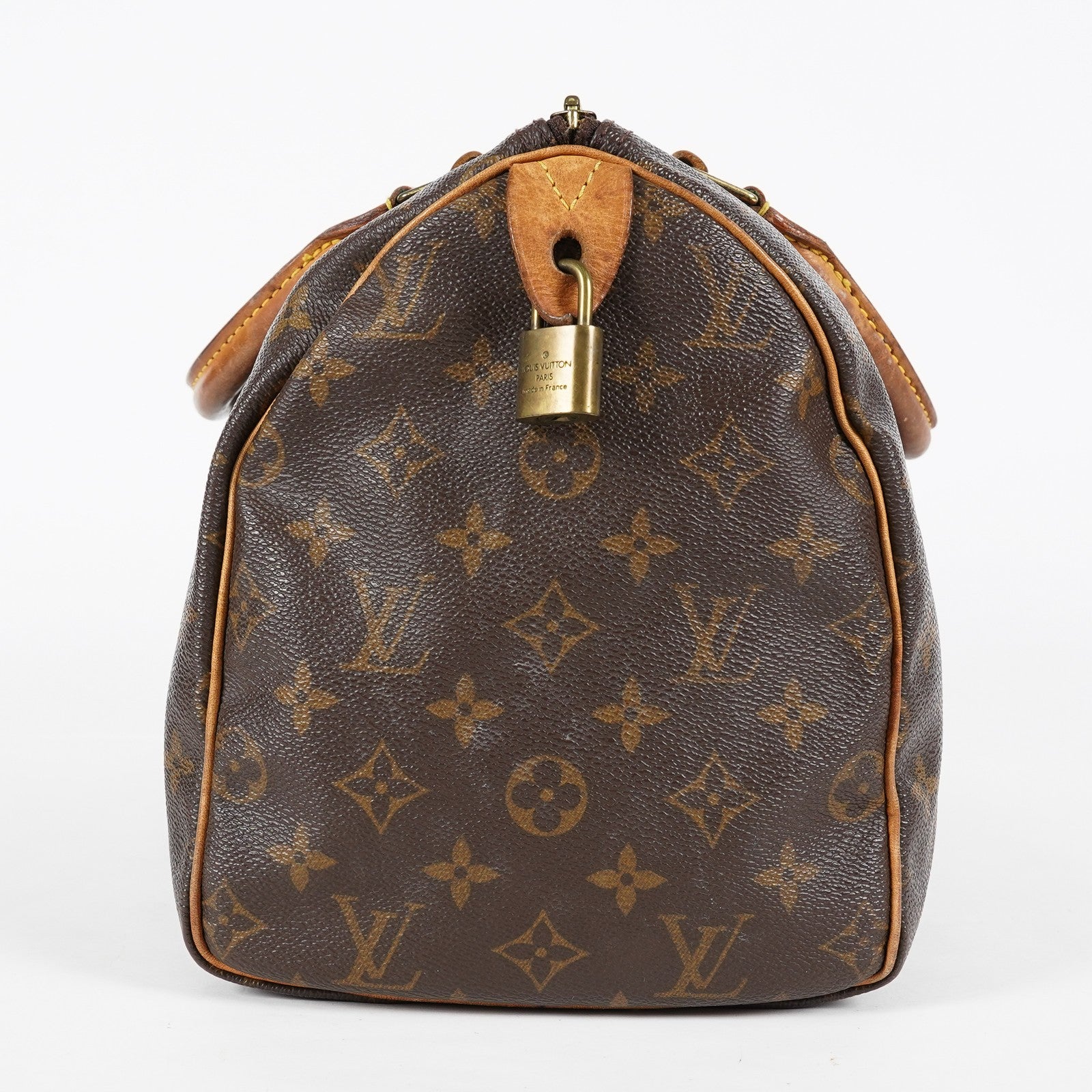 Louis Vuitton Speedy 30 M41526 Monogram Brown Canvas Handbag Used 08A124747603