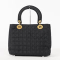 Christian Dior Black Nylon Medium Lady DIOR Bag VINTAGE 12E263850008