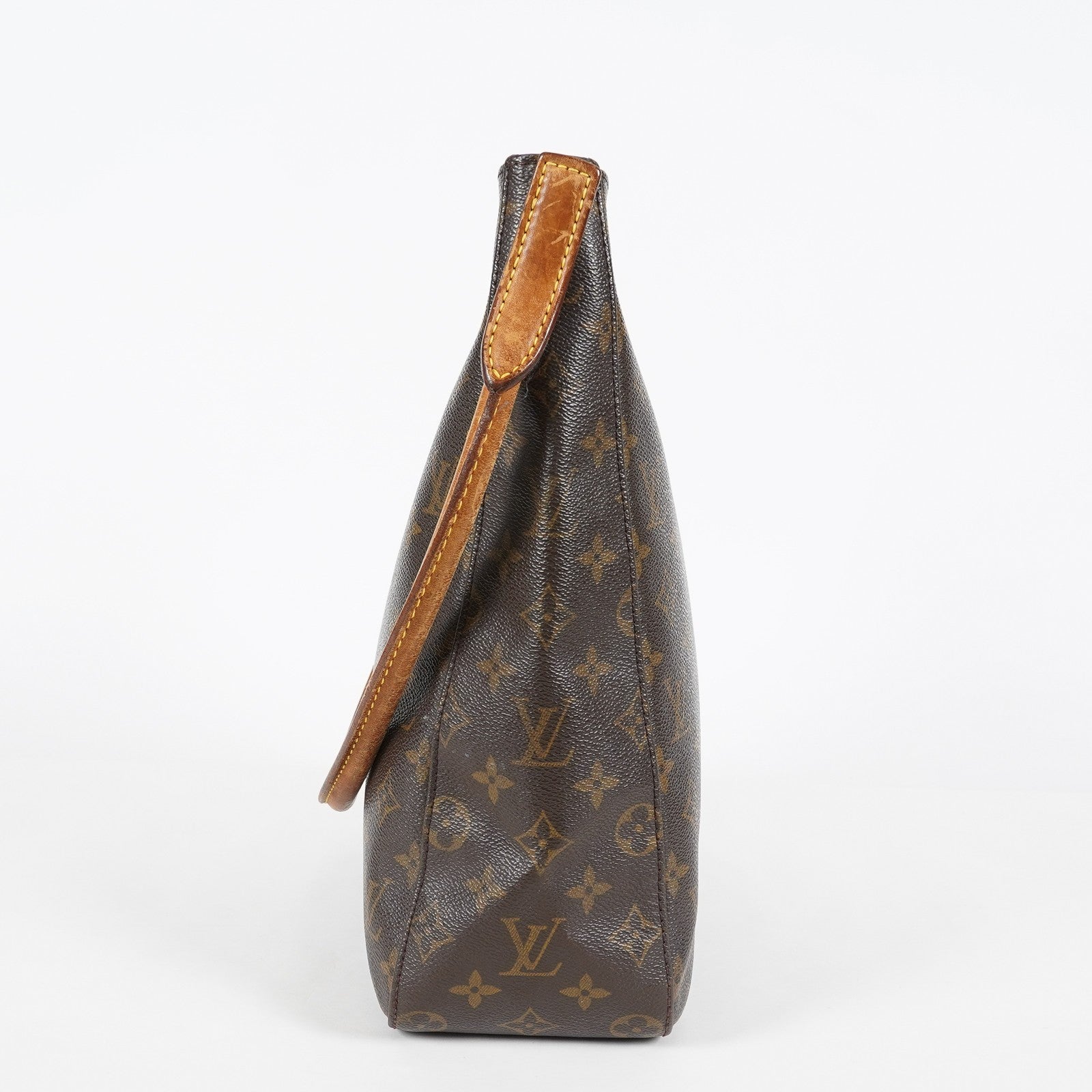 Louis Vuitton Looping GM Monogram Brown Shoulder Bag M51145 Vintage 07E163300012