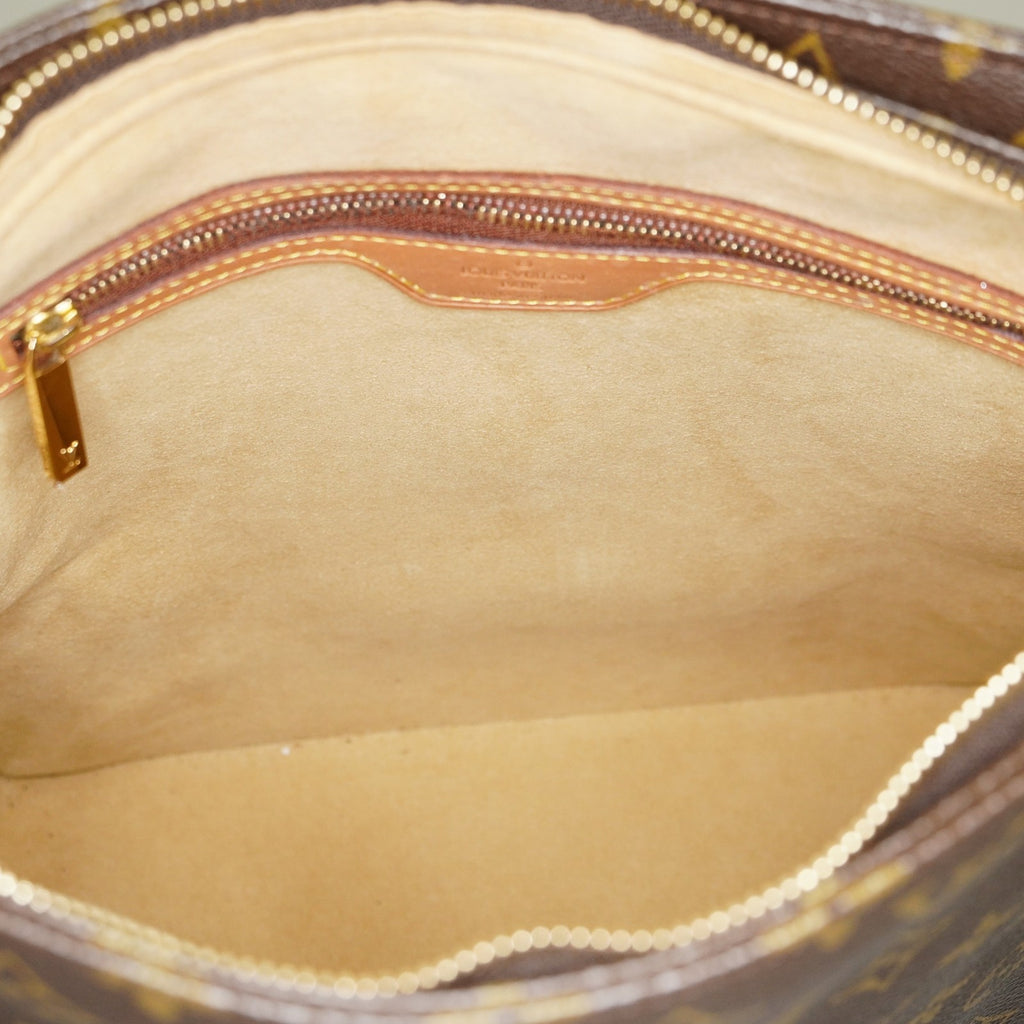Louis Vuitton Looping GM M51145 Monogram Canvas Shoulder Bag Brown 09E143300002