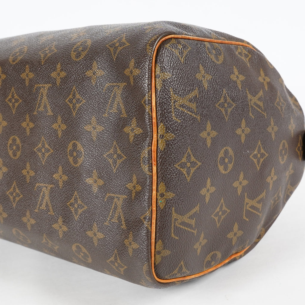 Louis Vuitton Speedy 30 M41526 Monogram Canvas Boston Hand Bag Used 07E064290007