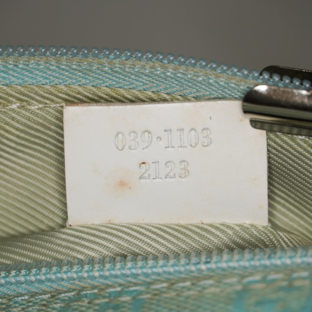 Authentic Louis Vuitton Monogram Denim Pochette M83532 Shoulder Bag 06E272090023